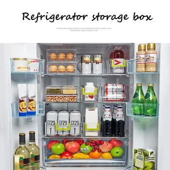 Drawer Refrigerator Storage Box Fruit Drink Transparent Plastic Storage Organizing Box Kitchen Food Containers Home Organizer
Drawer Refrigerator Storage Box Fruit Drink Transparent Plastic Storage Organizing Box Kitchen Food Containers Home Organizer