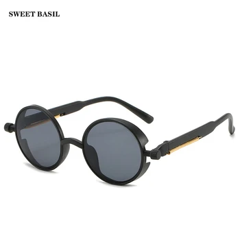 Sgyouwant Steampunk Sunglasses Women Retro Round Plastic Frame Sun Glasses Men Brand Designer Punk Sunglass For Womens
Sgyouwant Steampunk Sunglasses Women Retro Round Plastic Frame Sun Glasses Men Brand Designer Punk Sunglass For Womens