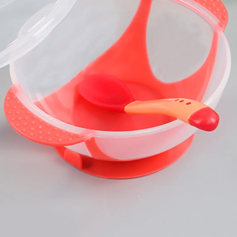 3 PCS/Set Baby Bowl Cover Spoon Dinnerware Set Infant Cutlery Sets Drop Resistance Temperature Sensing Baby Feeding Products
3 PCS/Set Baby Bowl Cover Spoon Dinnerware Set Infant Cutlery Sets Drop Resistance Temperature Sensing Baby Feeding Products