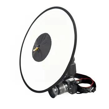 FOTOCREAT 18inch(45cm) Beauty Dish Collapsible Softbox Round Ring Flash Diffuser for Speedlite Softbox
FOTOCREAT 18inch(45cm) Beauty Dish Collapsible Softbox Round Ring Flash Diffuser for Speedlite Softbox