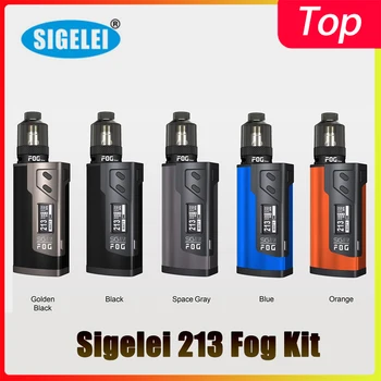 Sigelei 213 Fog Starter Kit 213W TFT Visual Screen Fog Mod With 5ml Fog Tank Powered By Dual 18650 Vaporizer VS Aegis Max 
Sigelei 213 Fog Starter Kit 213W TFT Visual Screen Fog Mod With 5ml Fog Tank Powered By Dual 18650 Vaporizer VS Aegis Max
