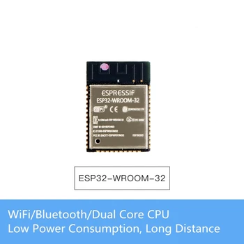 HOT ESP32-WROOM-32 WiFi/Bluetooth Module,Dual Core CPU Network Port,Ultra Low Power Consumption for Many Applications
HOT ESP32-WROOM-32 WiFi/Bluetooth Module,Dual Core CPU Network Port,Ultra Low Power Consumption for Many Applications