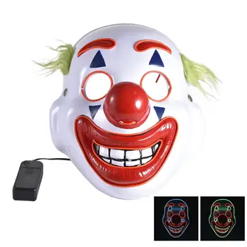 LED Halloween Christmas Clown Mask Two-Color Mask For Parties Clubs Birthdays Adult Warm Sales
LED Halloween Christmas Clown Mask Two-Color Mask For Parties Clubs Birthdays Adult Warm Sales
