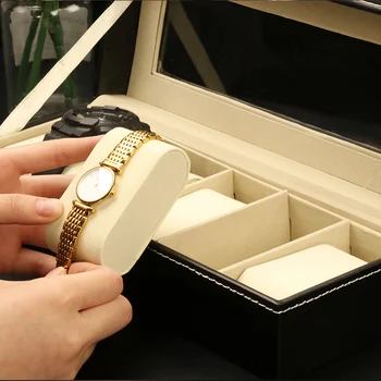 Watch Storage Box Household Simple And High-Grade Gift Packaging Display Box Metal Automatic Clasp High Permeability Glass
Watch Storage Box Household Simple And High-Grade Gift Packaging Display Box Metal Automatic Clasp High Permeability Glass