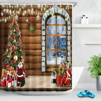 Christmas Tree Room Decor Gifts Shower Curtain Set Bathroom Fabric Bath Curtains
Christmas Tree Room Decor Gifts Shower Curtain Set Bathroom Fabric Bath Curtains