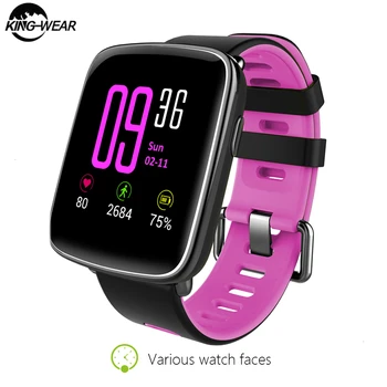 

Kingwear GV68 Smartwatch IP68 Waterproof Bluetooth Android IOS Heart Rate Monitor Health Feature Remote Camera Smart Watch Gift