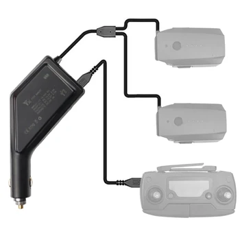 Battery Charger Outdoor Dual-Battery Car Charger Fast Charging Intelligent with USB Port Remote Controller for DJI Mavic Pro
Battery Charger Outdoor Dual-Battery Car Charger Fast Charging Intelligent with USB Port Remote Controller for DJI Mavic Pro