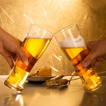 2pcs/Lot 470ML Transparent Beer Glass Large Beer Mug Thickening Creative Beer Cup for Bar Party Family World Cup Club Wine Glass
2pcs/Lot 470ML Transparent Beer Glass Large Beer Mug Thickening Creative Beer Cup for Bar Party Family World Cup Club Wine Glass
