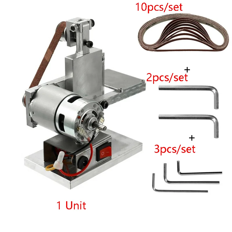 Multipurpose Grinder Mini Electric Belt Sander DIY Polishing Grinding Machine Cutter Edge Sharpener Belt Grinder Sanding Machine
Multipurpose Grinder Mini Electric Belt Sander DIY Polishing Grinding Machine Cutter Edge Sharpener Belt Grinder Sanding Machine