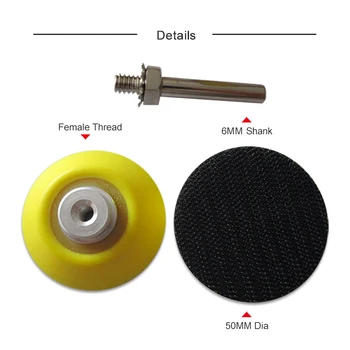 100pcs wholesale 2 Inch Sanding Backup Pad M6 Female Thread Sander Backing Pad hook loop
100pcs wholesale 2 Inch Sanding Backup Pad M6 Female Thread Sander Backing Pad hook loop