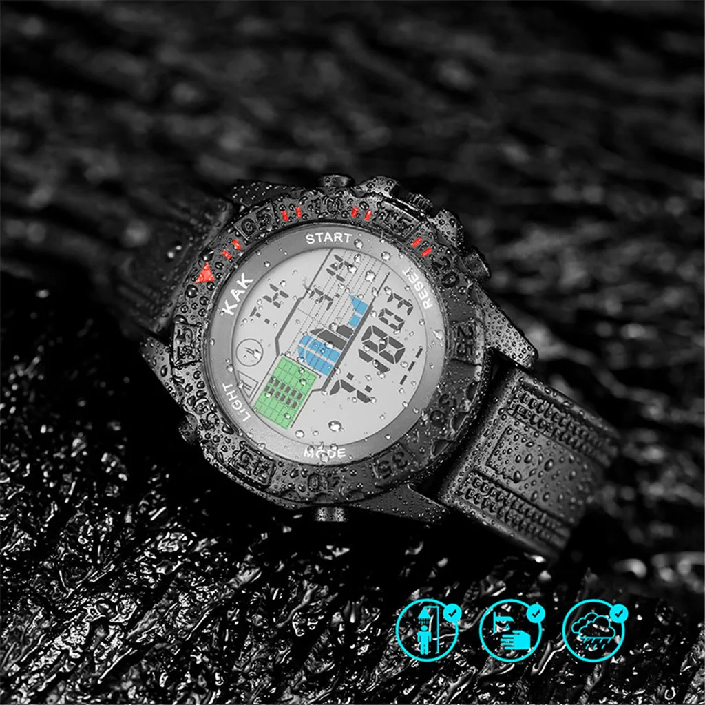 Fashion High-End Men's 30M Waterproof Electronic Watch Series Men's Models Gift New Style Top Brand Multi-function Sport Watch
Fashion High-End Men's 30M Waterproof Electronic Watch Series Men's Models Gift New Style Top Brand Multi-function Sport Watch