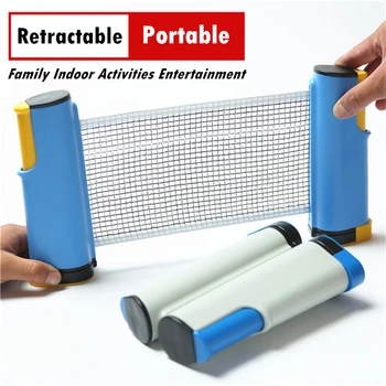 Portable Table Tennis Net Retractable Strong Mesh Ping Pong Post Net Rack for Any Table Family Indoor Activities Entertainment
Portable Table Tennis Net Retractable Strong Mesh Ping Pong Post Net Rack for Any Table Family Indoor Activities Entertainment