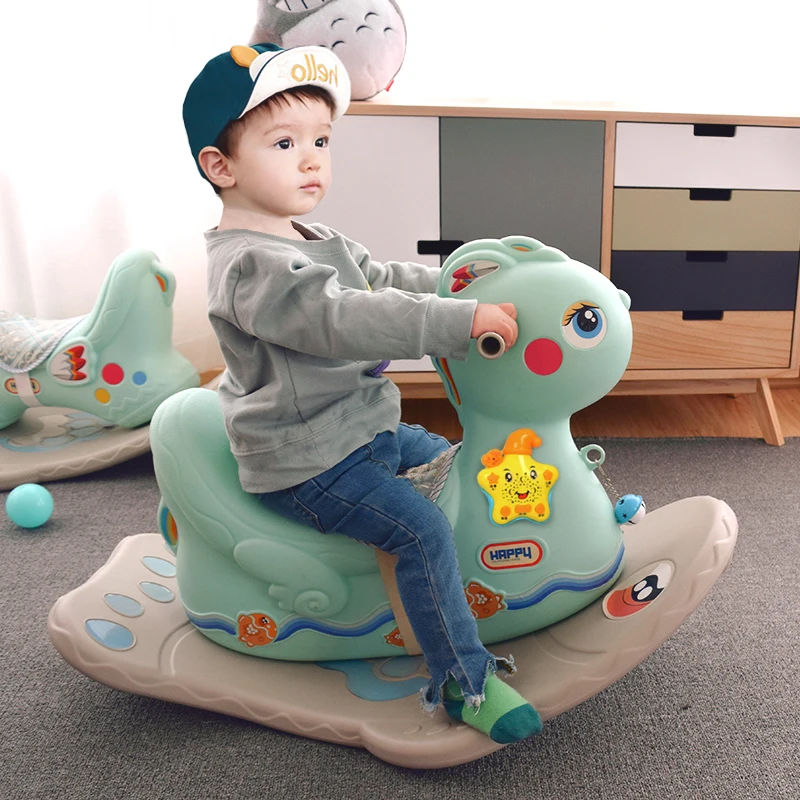 Children's Toy Rocking Horse Thickened Plastic Baby Rocking Chair Rocking Animal Swing Seat Rocker Newborn Baby Bouncers 1~6 Y 
Children's Toy Rocking Horse Thickened Plastic Baby Rocking Chair Rocking Animal Swing Seat Rocker Newborn Baby Bouncers 1~6 Y