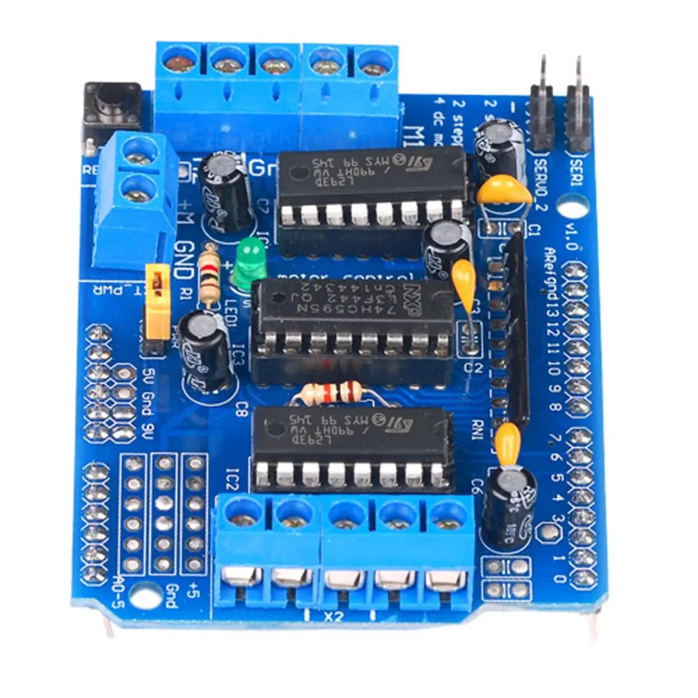 L293D Motor Drive Expansion Board Motor Control Drive Module Motor Board Motor Drive Module Low Power Consumption
L293D Motor Drive Expansion Board Motor Control Drive Module Motor Board Motor Drive Module Low Power Consumption