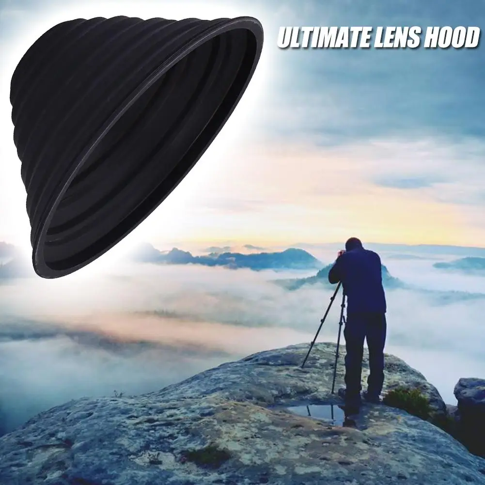 Outdoor Traveling Tackle Hood Practical Wide Scope of Application Silicone Photos Videos Image Recording Camera Lens Hood
Outdoor Traveling Tackle Hood Practical Wide Scope of Application Silicone Photos Videos Image Recording Camera Lens Hood