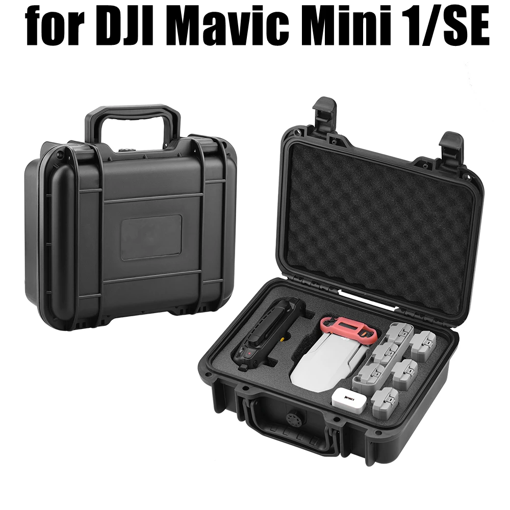 Жесткая водонепроницаемая сумка для DJI Mavic Mini 1/SE, портативная коробка для хранения, Взрывозащищенная переноска
Жесткая водонепроницаемая сумка для DJI Mavic Mini 1/SE, портативная коробка для хранения, Взрывозащищенная переноска
