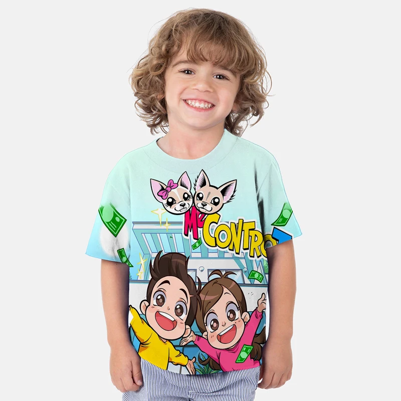 

Kids Me Contro Te 3D Print T Shirts Summer Toddler Cartoon T-shirt Children Anime Tshirts Boys Girls Teens Tee Tops Streetwear