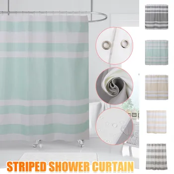 Waterproof Polyester Fabric 3D Bath Curtain Striped for Bathroom Curtain Printing Partition Shower Curtains Long 180*180cm #N
Waterproof Polyester Fabric 3D Bath Curtain Striped for Bathroom Curtain Printing Partition Shower Curtains Long 180*180cm #N