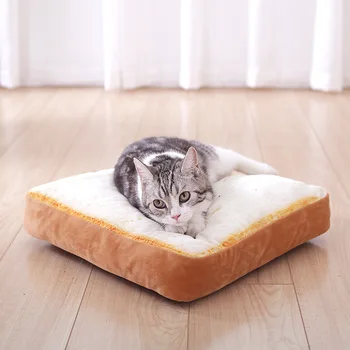 Pet Kennel Cat Kennel Creative Toast bread Cat Dog Lounger Bed Mat Soft Fiber Pet Small Dog Puppy Warm Soft Bed
Pet Kennel Cat Kennel Creative Toast bread Cat Dog Lounger Bed Mat Soft Fiber Pet Small Dog Puppy Warm Soft Bed