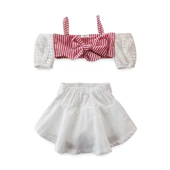 Summer 2020 Girl Sweet Set tank top Striped crop top + Skirt kids clothes roupa verao menina CHD20101
Summer 2020 Girl Sweet Set tank top Striped crop top + Skirt kids clothes roupa verao menina CHD20101
