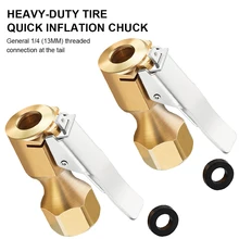 Portable Inflatable Pump for Car Tire Air Chuck Inflator Pump Valve Connector Clip-on Adapter Car Brass 13mm Tyre Wheel Valve
Portable Inflatable Pump for Car Tire Air Chuck Inflator Pump Valve Connector Clip-on Adapter Car Brass 13mm Tyre Wheel Valve
