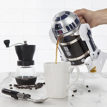 R2D2 robot coffee container mini household hand-made coffee pot coffee insulation pot mocha method pressure pot
R2D2 robot coffee container mini household hand-made coffee pot coffee insulation pot mocha method pressure pot