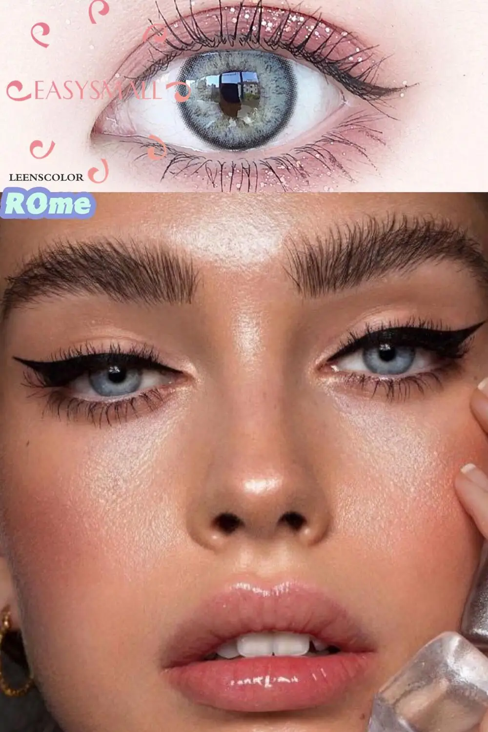 Easysmall small beautiful pupil Colored Contact Lenses for eyes Cosmetic cat eye gray Contact lens Degree 2pcs/pair prescription
Easysmall small beautiful pupil Colored Contact Lenses for eyes Cosmetic cat eye gray Contact lens Degree 2pcs/pair prescription