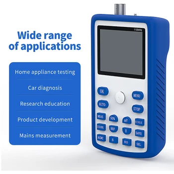 Measuring Mini Handheld Portable Digital Oscilloscope Bandwidth 110M Maintenance Car Repairing 400V Easy Use Testing Tool
Measuring Mini Handheld Portable Digital Oscilloscope Bandwidth 110M Maintenance Car Repairing 400V Easy Use Testing Tool