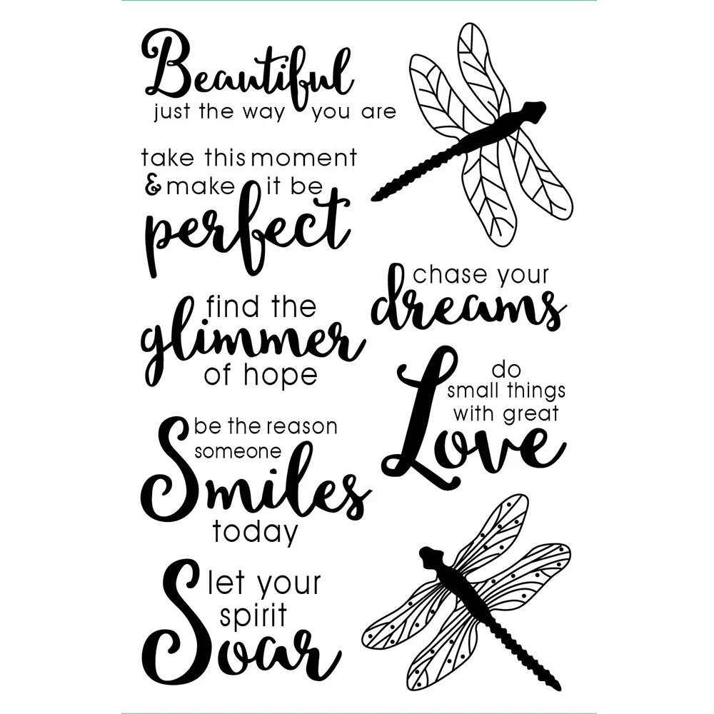 Beautiful Dragonfly Transparent Clear Silicone Stamp/Seal for DIY scrapbooking/photo album Decorative clear stamp
Beautiful Dragonfly Transparent Clear Silicone Stamp/Seal for DIY scrapbooking/photo album Decorative clear stamp