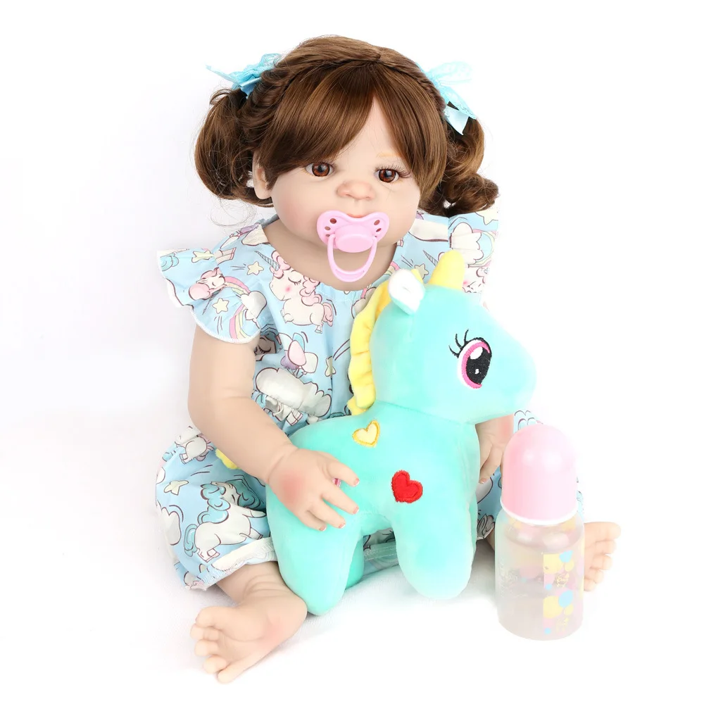 55cm Foreign Trade Hot Selling Soft Silcone to Sleep with the Baby Doll CHILDREN'S Toy Reborn Dolls Model Cute Soft Cute Infant
55cm Foreign Trade Hot Selling Soft Silcone to Sleep with the Baby Doll CHILDREN'S Toy Reborn Dolls Model Cute Soft Cute Infant