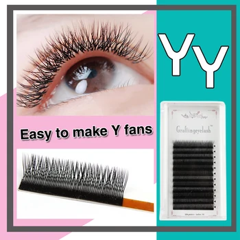 Wholesale PBT bulk Y shape lashes High quality 0.07mm Faux mink Natural soft individual eyelash extension vegan supplies
Wholesale PBT bulk Y shape lashes High quality 0.07mm Faux mink Natural soft individual eyelash extension vegan supplies