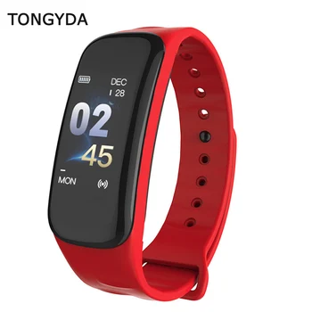 TONGYDA C1 Wearfit Smart Bracelet Watch Blood Pressure Measurement Heart Rate Monitor Cardiaco Fitness Tracker Smart Wristband
TONGYDA C1 Wearfit Smart Bracelet Watch Blood Pressure Measurement Heart Rate Monitor Cardiaco Fitness Tracker Smart Wristband