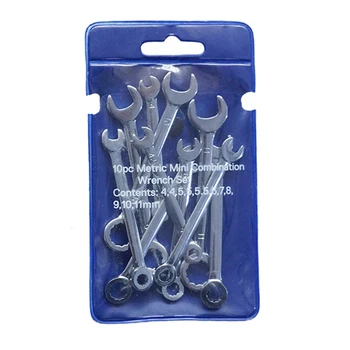 10PCS Mini Combination Small Wrench Engineer Spanner Hardwares 4-11mm Metric Set Durable Multifunction Hand Tool
10PCS Mini Combination Small Wrench Engineer Spanner Hardwares 4-11mm Metric Set Durable Multifunction Hand Tool