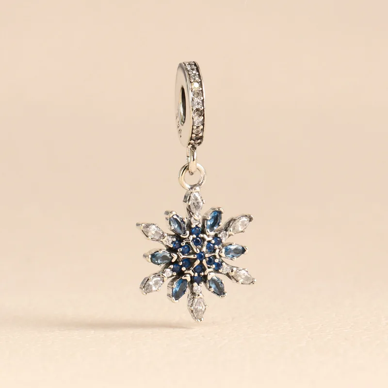 Free Shipping Authentic 925 Sterling Silver Crystallised Snowflake Hanging Charm Fit Pandora Bracelet For Women DIY Jewelry Bead
Free Shipping Authentic 925 Sterling Silver Crystallised Snowflake Hanging Charm Fit Pandora Bracelet For Women DIY Jewelry Bead