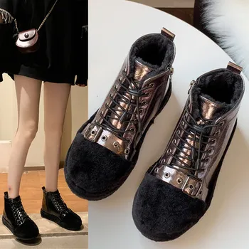 2019 new Korean version of lamb hair female Korean version of the wild flat bottom plus velvet warm boot shorts
2019 new Korean version of lamb hair female Korean version of the wild flat bottom plus velvet warm boot shorts