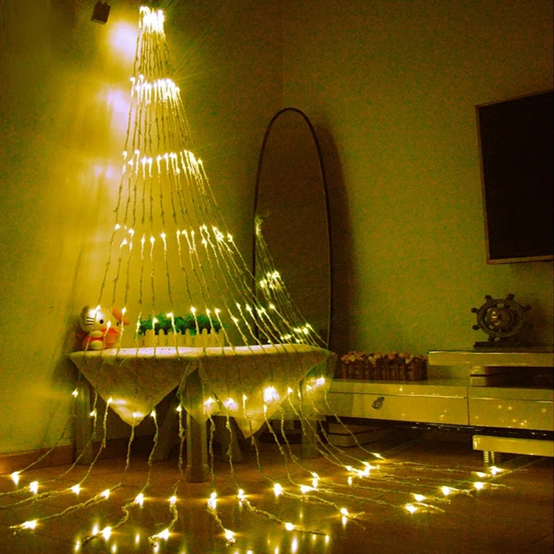 Outdoor LED Waterfall Meteor Shower Rain String Lights 6*3M/3*3M Led Wedding Curtain Icicle Fairy Garland lights Christmas Decor
Outdoor LED Waterfall Meteor Shower Rain String Lights 6*3M/3*3M Led Wedding Curtain Icicle Fairy Garland lights Christmas Decor