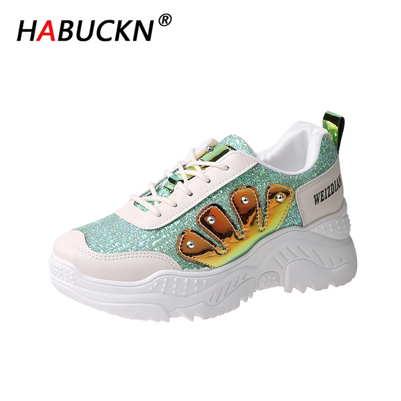 HABUCKN 2020 spring and autumn new Swomen shoes woman flats casual slip on Muffin Rhinestone shoes New Sequins Platform Sneakers
HABUCKN 2020 spring and autumn new Swomen shoes woman flats casual slip on Muffin Rhinestone shoes New Sequins Platform Sneakers