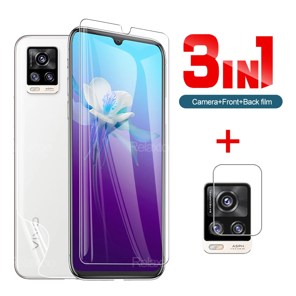3-в-1 закаленное стекло и гидравлическая пленка для Vivo V20 Защита для экрана для Vivo V20 SE V20 Pro 5G Y30 Y50 пленка для объектива камеры
3-в-1 закаленное стекло и гидравлическая пленка для Vivo V20 Защита для экрана для Vivo V20 SE V20 Pro 5G Y30 Y50 пленка для объектива камеры