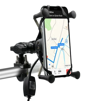 bracket 2 in 1 mobile phone navigation Motorcycle mobile phone bracket with USB charging X-type locomotive aluminum alloy
bracket 2 in 1 mobile phone navigation Motorcycle mobile phone bracket with USB charging X-type locomotive aluminum alloy