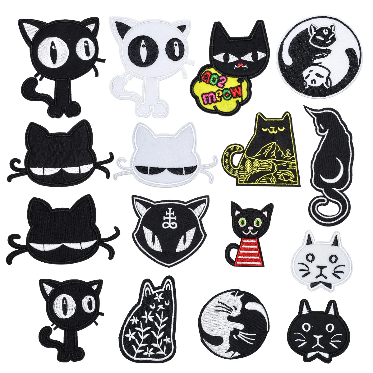 DIY Decoration or Repair Cat Iron On Patches Assorted Cute Kitten Mini Cats Sew On Patches for Clothing Backpacks Jeans
DIY Decoration or Repair Cat Iron On Patches Assorted Cute Kitten Mini Cats Sew On Patches for Clothing Backpacks Jeans