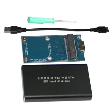 LS-721M Protable USB 3.0 TO MSATA SSD Hard Disk Box For 3060/3042 Computer PC Notebook External Memory Storage With Cable
LS-721M Protable USB 3.0 TO MSATA SSD Hard Disk Box For 3060/3042 Computer PC Notebook External Memory Storage With Cable