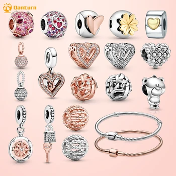 Danturn Valentine's Style 925 Sterling Silver Beads Lady and Tramp Freehand Heart Dangle Charm fit Original Pandora Bracelets
Danturn Valentine's Style 925 Sterling Silver Beads Lady and Tramp Freehand Heart Dangle Charm fit Original Pandora Bracelets