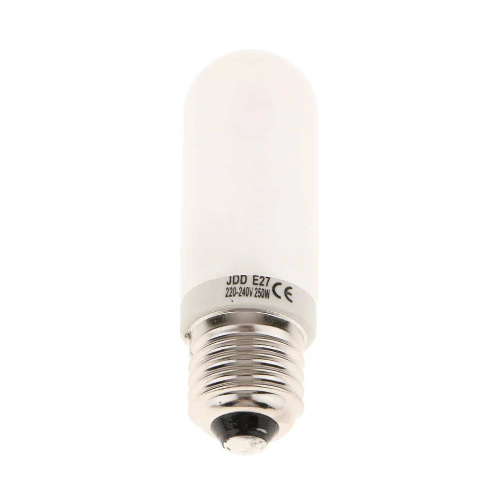 JDD Type E27 250W Tube Lamp Bulb 220V-240V Photography Flash Modeling Light JDD Type E27 250W Tube Lamp Bulb 220V-240V Photography Flash Modeling Light