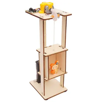 Teaching Elevator Function Principle Toy DIY Assembled Electric Lift Toys for Children Science Experiment Material Kits Toy Gift
Teaching Elevator Function Principle Toy DIY Assembled Electric Lift Toys for Children Science Experiment Material Kits Toy Gift