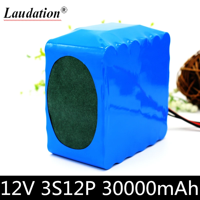 12V 30Ah 3S12P 11.1V 12.6V High Lithium Power Supply Package for Inverter Miner Xenon Lamp Solar Street Light Car Inspection etc
12V 30Ah 3S12P 11.1V 12.6V High Lithium Power Supply Package for Inverter Miner Xenon Lamp Solar Street Light Car Inspection etc