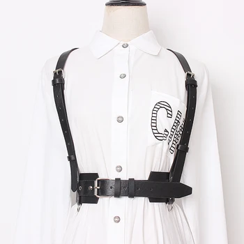 Fashion Women Leather Harness Tassel Punk Body Bondage Chest Harness Sexy Female Black Suspender Belt Adjustable/Wide Belt
Fashion Women Leather Harness Tassel Punk Body Bondage Chest Harness Sexy Female Black Suspender Belt Adjustable/Wide Belt