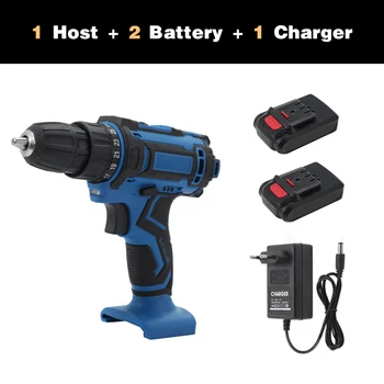 Ergonomic 21V Electric Cordless Drill Set With 1/2 Li-Ion Battery Power Tools Cordless Screwdriver Charging Drill
Ergonomic 21V Electric Cordless Drill Set With 1/2 Li-Ion Battery Power Tools Cordless Screwdriver Charging Drill