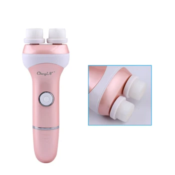 Double Heads Electric Facial Cleansing Brush Face Skin Scrubber Rotating Deep Cleaning Brushes Pore Cleanser Exfoliate Battery45
Double Heads Electric Facial Cleansing Brush Face Skin Scrubber Rotating Deep Cleaning Brushes Pore Cleanser Exfoliate Battery45