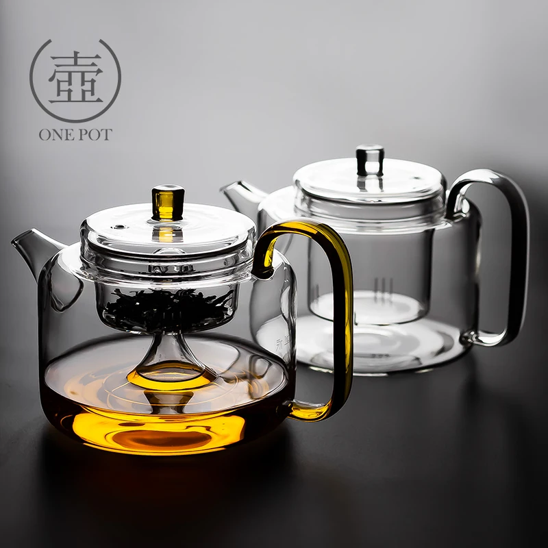 High temperature resistant steaming teapot Japanese crystal color glass teapot filter liner large capacity transparent tea pot
High temperature resistant steaming teapot Japanese crystal color glass teapot filter liner large capacity transparent tea pot