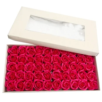1 Box 50Pcs with Stand Rose Soap Flower Body Bath Soap Rose Whitening Soap Wedding Decoration Gift (Red)
1 Box 50Pcs with Stand Rose Soap Flower Body Bath Soap Rose Whitening Soap Wedding Decoration Gift (Red)
